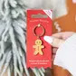Gingerbread man keyring