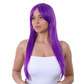 Long wig, purple