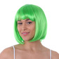 Bob wig, green