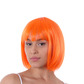 Bob wig, orange