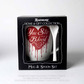 You stir my blood: mug and spoon set 