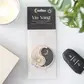Pack of 2 yin yang vanilla scented air fresheners
