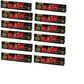 Raw black king size slim rolling papers (12 booklets)