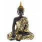 Large black & gold buddha 30cm