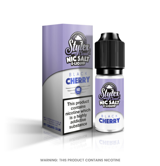 Black Cherry Nic Salt E-Liquid by Stylex Cloud 