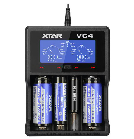 VC4 Battery Charger by XTAR