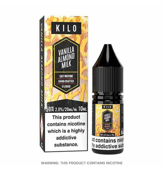 Vanilla Almond Milk Nic Salt E-Liquid 10ml by Kilo