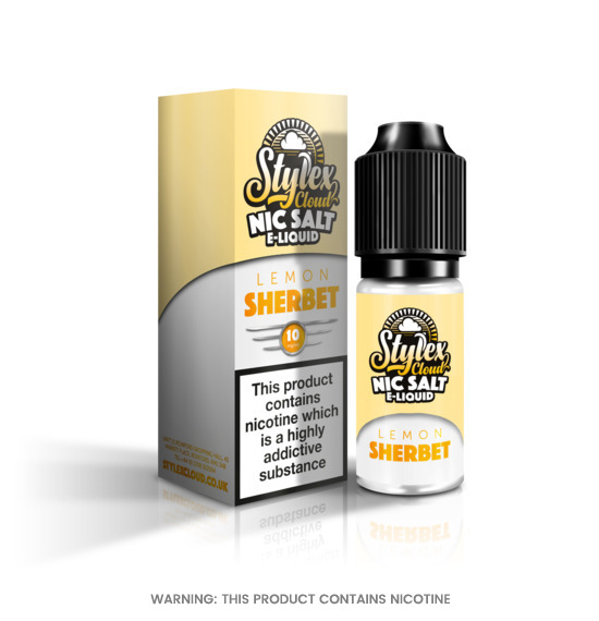 Lemon Sherbet Nic Salt E-Liquid by Stylex Cloud