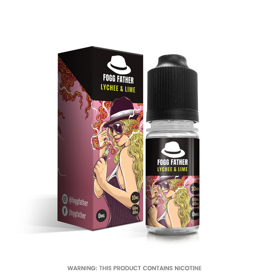 Lychee Lime 10ml E-Liquid by Fogg Father