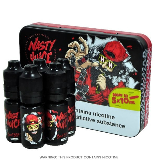 Bad Blood Pack of 5 E-Liquid by Nasty Juice 