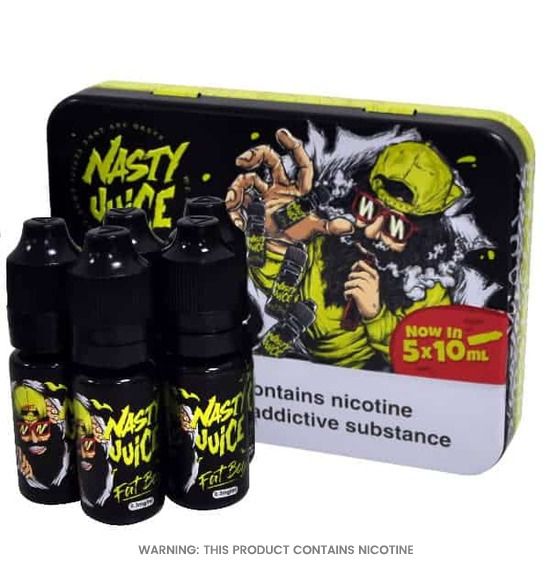 Fat Boy Pack of 5 E-Liquid by Nasty Juice 