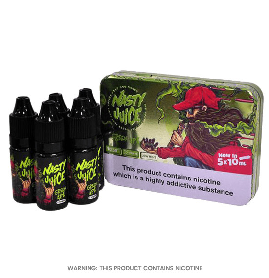 Green Ape Pack of 5 E-Liquid by Nasty Juice 