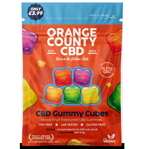 CBD Gummy Cubes Mini Grab Bag 100mg