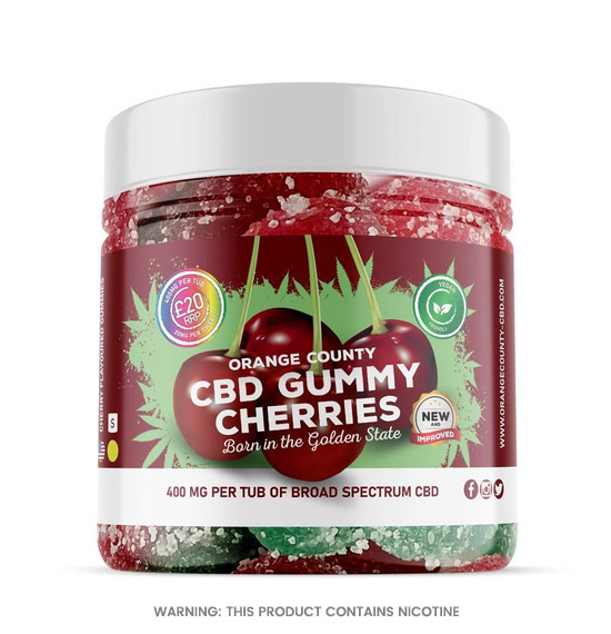 CBD Gummy Cherries Edibles