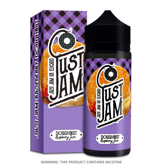Just Jam Raspberry Jam Doughnut E-Liquid 100ml 