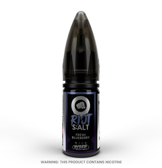 Fresh Blueberry 10ml E-Liquid by Riot Salt 