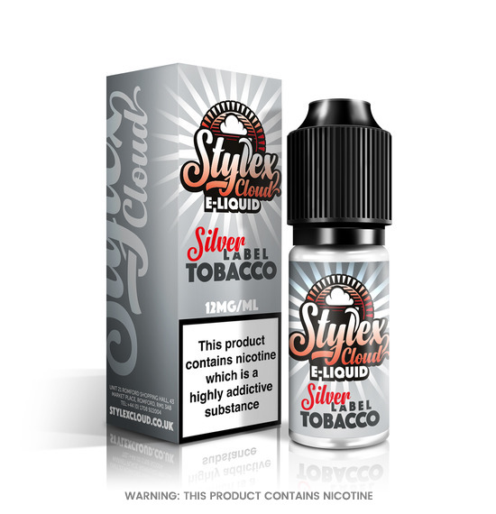 Silver Label Tobacco 10ml E-Liquid by Stylex Cloud 