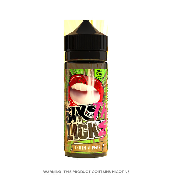 Six Licks Truth Or Pear E-Liquid 100ml