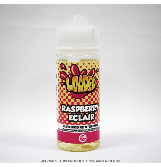 Loaded Raspberry Eclair E-Liquid 100ml