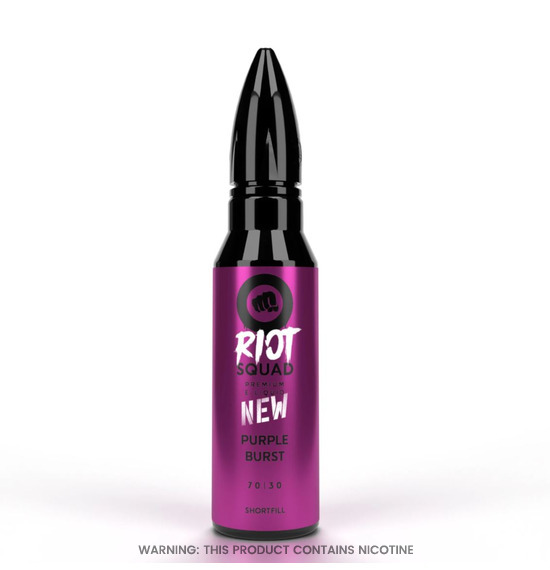 Purple Burst 50ml E-Liquid by Riot Squad 
