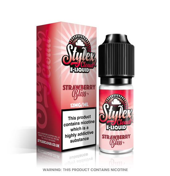 Strawberry Bliss 10ml E-Liquid by Stylex Cloud
