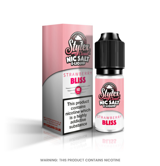 Strawberry Bliss Nic Salt E-Liquid by Stylex Cloud 